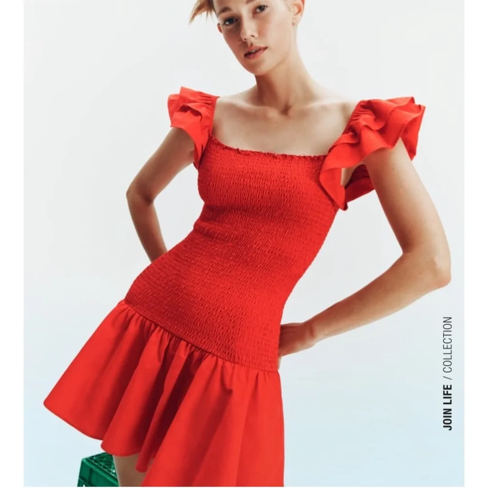 ZARA RUFFLED DRESS - Picture 3 of 5